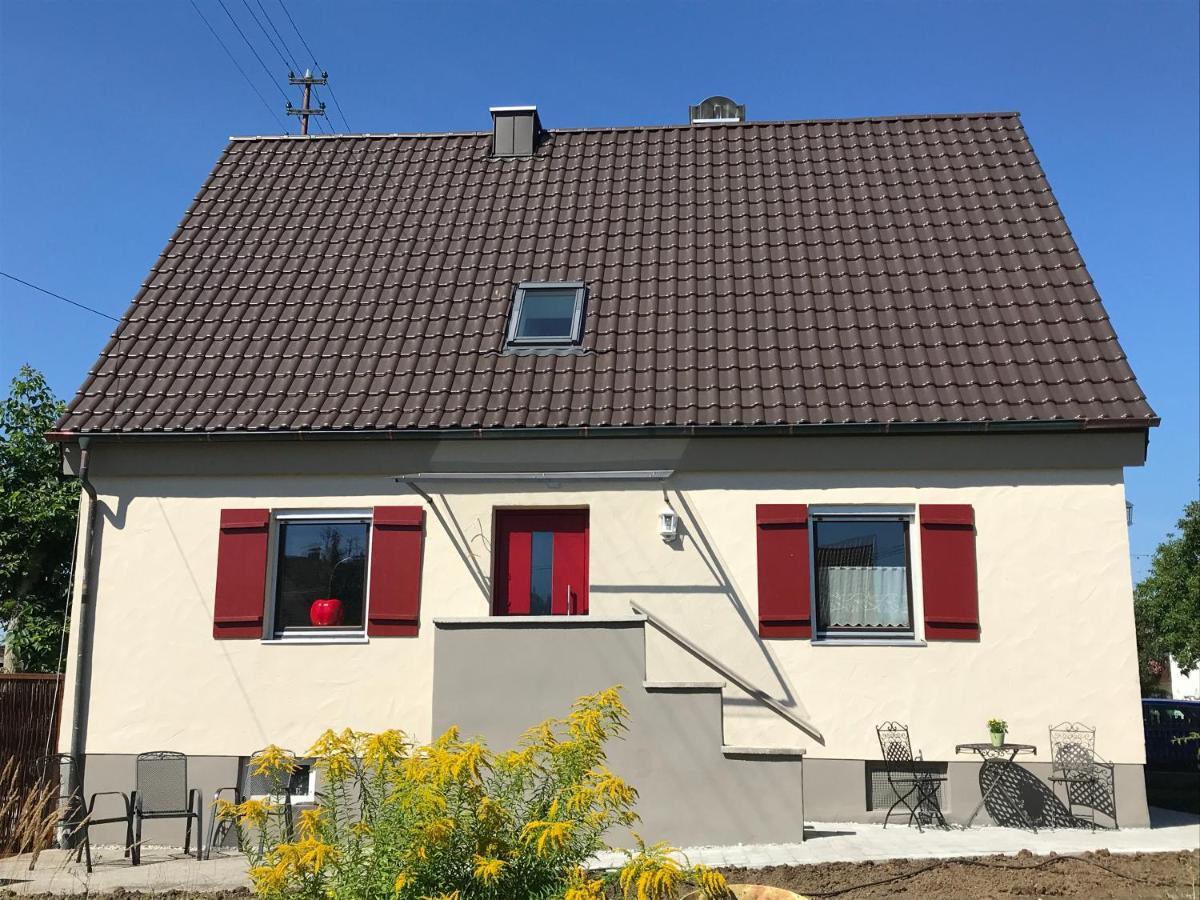 Ferienhaus -HAUS DER WEICHSEL- bei Lauingen, mit Sauna Veitriedhausen Exterior foto