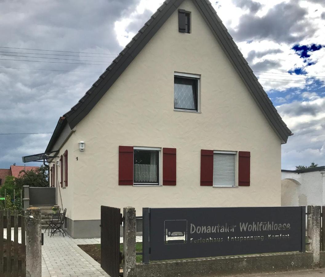 Ferienhaus -HAUS DER WEICHSEL- bei Lauingen, mit Sauna Veitriedhausen Exterior foto